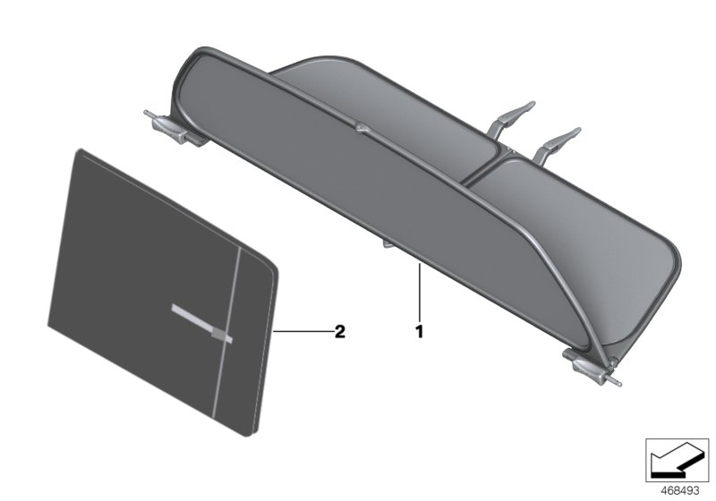 Genuine BMW 54347246090 Wind Deflector (Inc. 650iX 4.0, 650i & 640iX) | ML Performance UK Car Parts