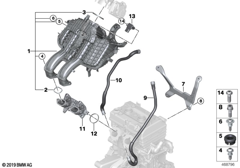 Genuine BMW 11618551168 Damping Element (Inc. i3) | ML Performance UK Car Parts