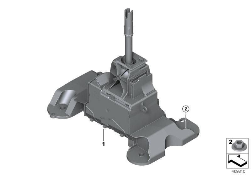 Genuine BMW 61317943021 F39 Shift Box, Gear Selection Switch (Inc. X1) | ML Performance UK Car Parts