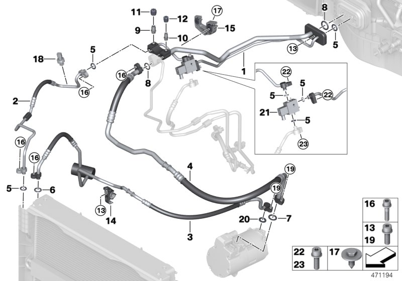 Genuine BMW 64506826231 F15 Shut-Off Valve (Inc. X5 40eX) | ML Performance UK Car Parts