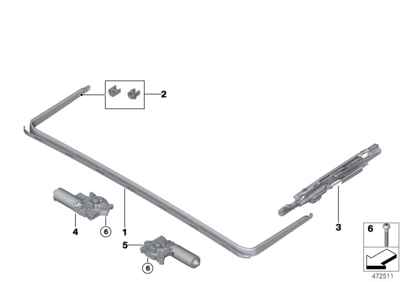 Genuine BMW 54108499249 F40 F39 Slipstream Deflector (Inc. M135iX, 118d & X2 20d) | ML Performance UK Car Parts