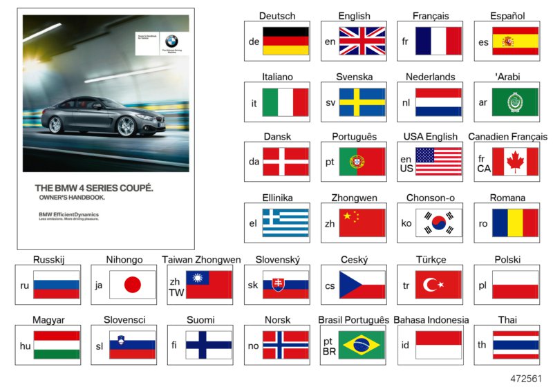 Genuine BMW 01402973882 Owner's Manual For FRCA (Inc. 428iX, 440i & 430i) | ML Performance UK Car Parts