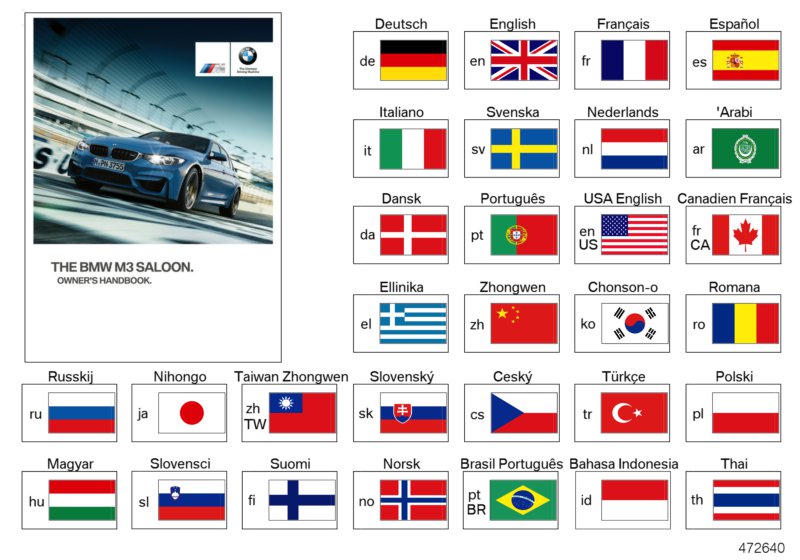 Genuine BMW 01402970402 Owner's Manual For F80 M3 ENUS (Inc. M3) | ML Performance UK Car Parts