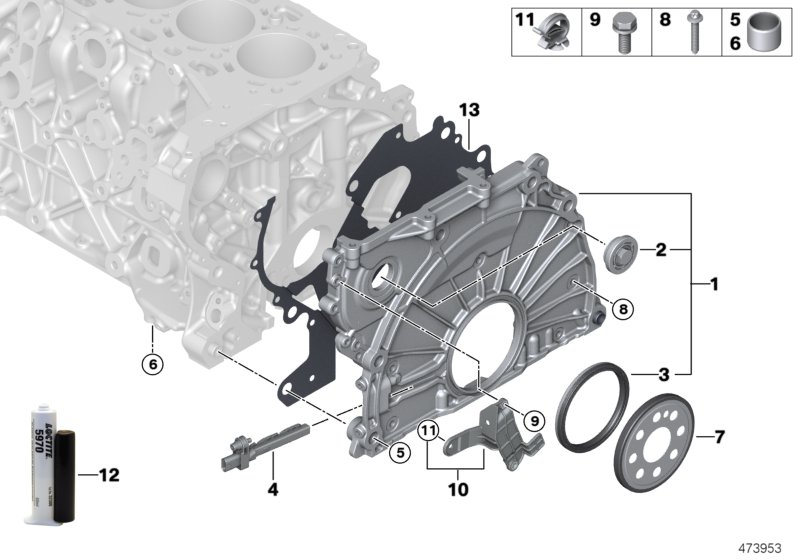 Genuine BMW 11148591641 G06 G30 G11 Timing Case Cover (Inc. X7 M50dX, 750LdX & X6 M50dX) | ML Performance UK Car Parts