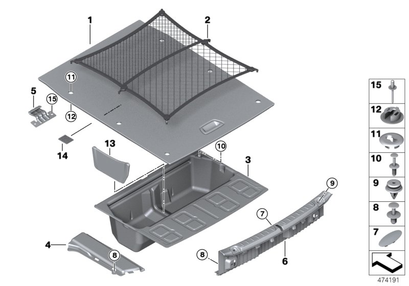 Genuine BMW 51477337277 Floor Carpet, Luggage Compartment VENETOBEIGE (Inc. 440iX, 435iX & 420iX) | ML Performance UK Car Parts