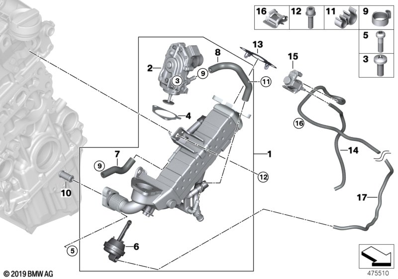 Genuine BMW 11641740398 F32 E61 G30 Hose Clamp 13/16 (Inc. 220dX) | ML Performance UK Car Parts