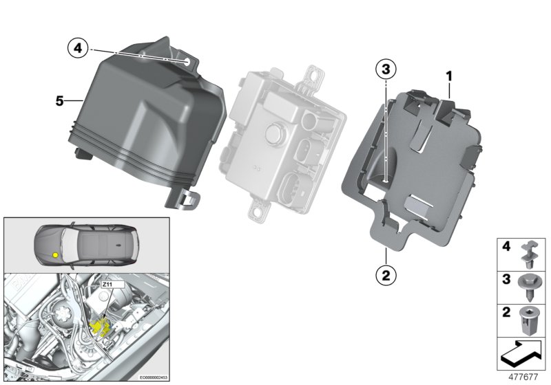 Genuine BMW 12908645227 F25 F26 Covering Cap (Inc. X3) | ML Performance UK Car Parts