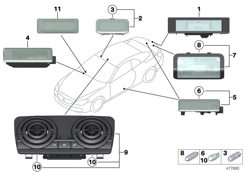 Genuine BMW 63319185401 Light, Rear Hatch (Inc. 750LiX, 640iX & 730Ld) | ML Performance UK Car Parts