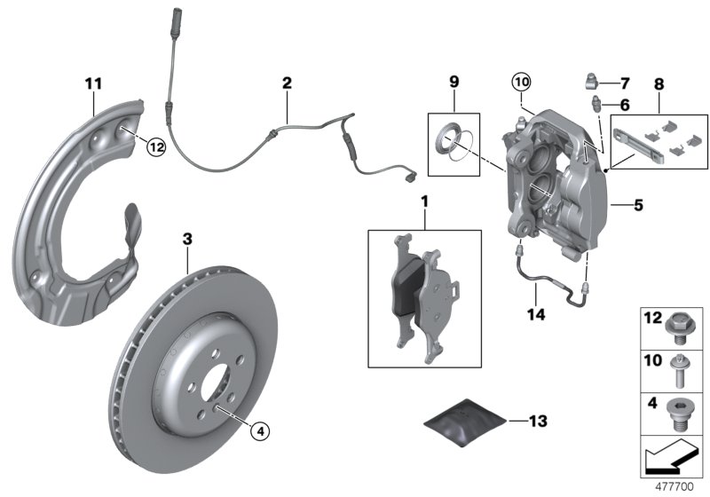 Genuine BMW 34116883483 G21 G06 G20 Caliper Housing Left (Inc. 730d, X5 30dX & 620dX) | ML Performance UK Car Parts