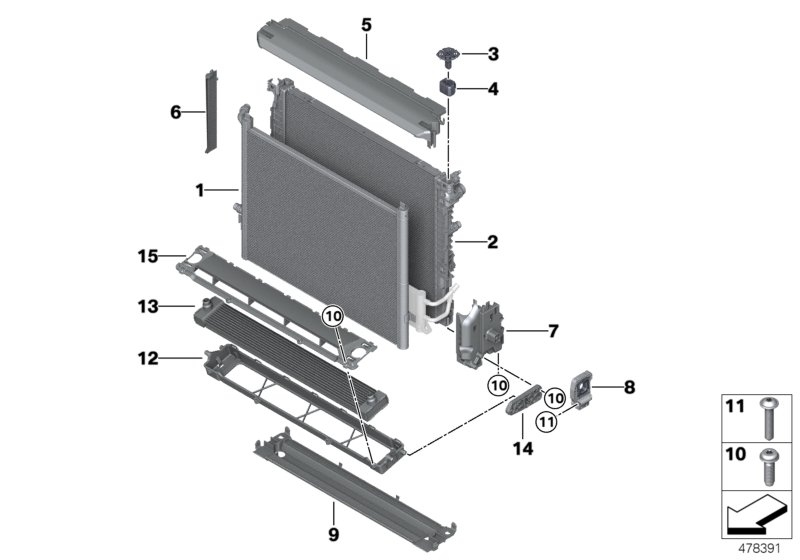 Genuine BMW 17117992019 G12 Holder, Module Mount, Lower Left ALPINA (Inc. ALPINA B7) | ML Performance UK Car Parts