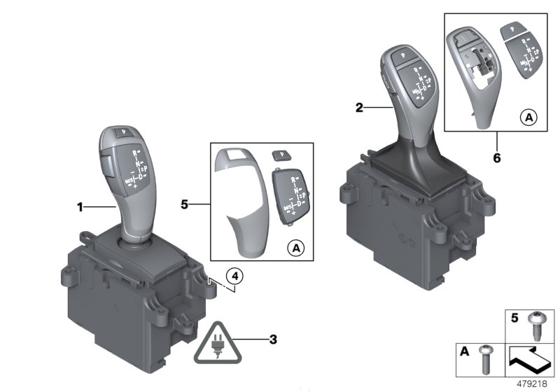 Genuine BMW 61319252139 F36 F33 Repair Kit F Gear Selector Switch Cover (Inc. 440i, X4 35iX & 535dX) | ML Performance UK Car Parts