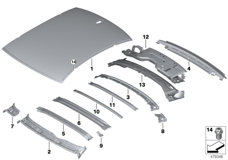 Genuine BMW 51767491282 G32 Trunk Lid Sealing (Inc. 620d, 620dX & 640dX) | ML Performance UK Car Parts