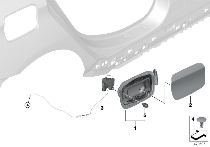 Genuine BMW 51177302255 F45 F45 Cover Pot (Inc. 225i, 216d & 216i) | ML Performance UK Car Parts