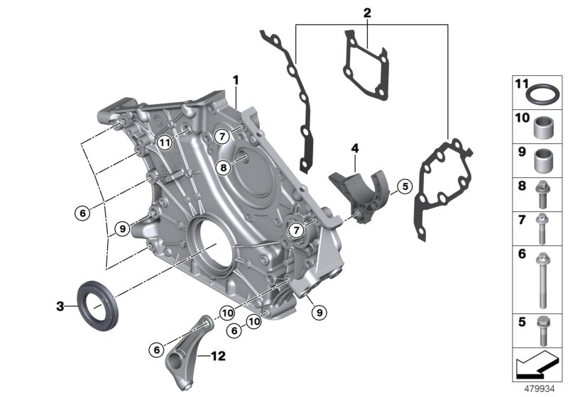 Genuine BMW 11148620773 G12 RR31 Timing Case Cover (Inc. Cullinan Black Badge, M760LiX & M760iX) | ML Performance UK Car Parts