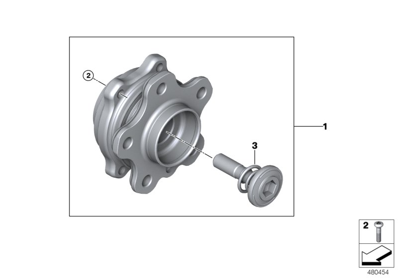 Genuine BMW 31206893780 G07 Wheel Hub With Bearing (Inc. X7) | ML Performance UK Car Parts