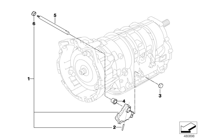 Genuine BMW 24507509719 E46 E83 Selector Rod (Inc. X3 3.0i, 330xd & 325xi) | ML Performance UK Car Parts