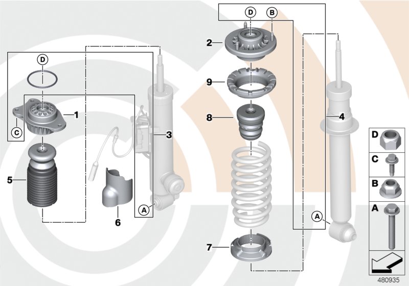 Genuine BMW 33522451584 F13 Installation Kit Support Bearing VALUE LINE (Inc. 550iX, 518d & 523i) | ML Performance UK Car Parts