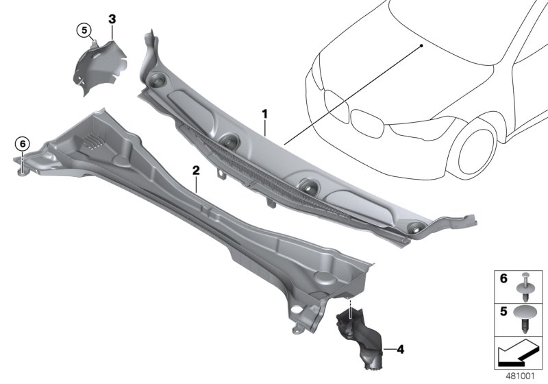 Genuine BMW Mini 51317355437 F48 Discharge Duct, Left (Inc. One D) | ML Performance UK Car Parts