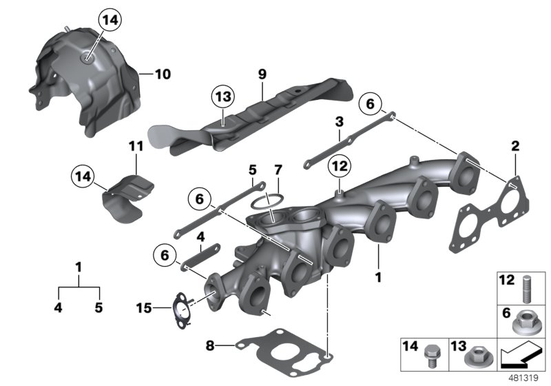 Genuine BMW 11628515517 E71 E70 F07 Heat Protection Shield (Inc. 740dX, 740d & X6 40dX) | ML Performance UK Car Parts