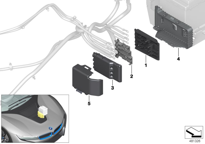 Genuine BMW 61139348929 Bracket For B+ Junction Point (Inc. i8) | ML Performance UK Car Parts