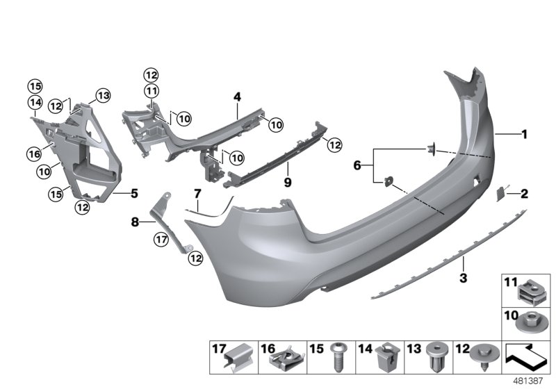 Genuine BMW 51127396506 F45 F46 Right Protection Foil (Inc. 225xe, 220d & 220i) | ML Performance UK Car Parts