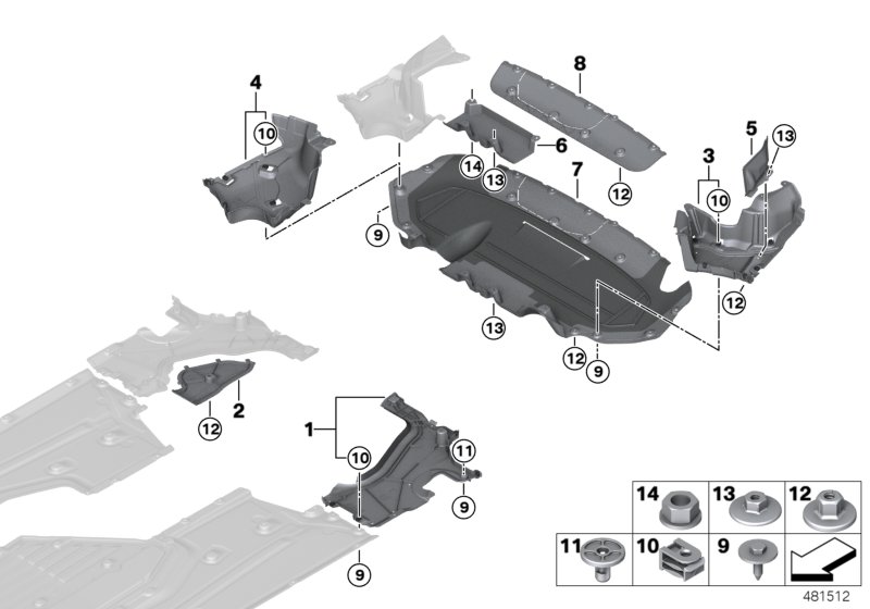 Genuine BMW 51757374705 G32 Undershield For Tank, Left (Inc. 620dX, 640iX & 630d) | ML Performance UK Car Parts