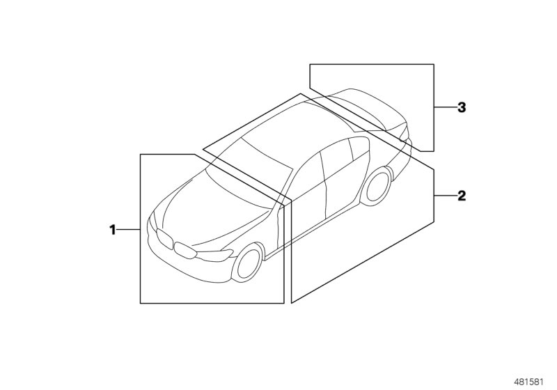 Genuine BMW 71229500289 Label 