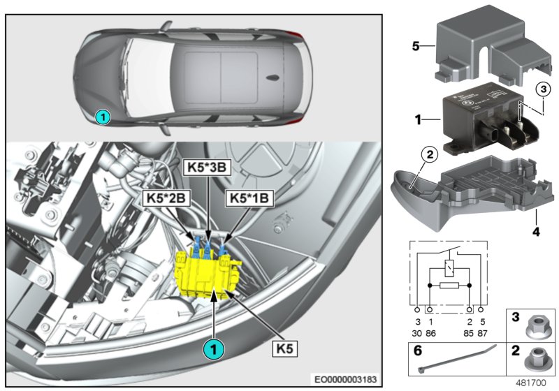 Genuine BMW 61132553329 F48 Holder (Inc. X1 25iX, X1 28iX & X1 20iX) | ML Performance UK Car Parts