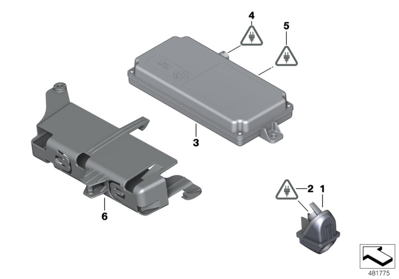 Genuine BMW 66539232797 F30 F80 F23 Bracket, Control Unit (Inc. 116i) | ML Performance UK Car Parts