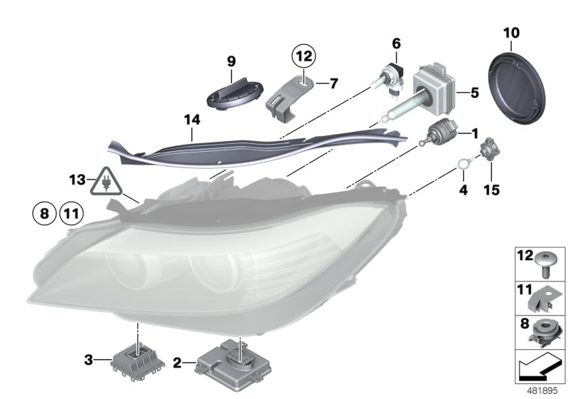 Genuine BMW 63127242530 E89 Repair Holder, Right (Inc. Z4) | ML Performance UK Car Parts