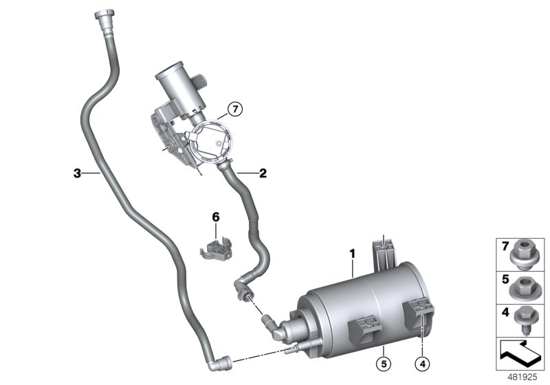 Genuine BMW 16137421986 G32 Breather Line (Inc. 630i, 640i & 630iX) | ML Performance UK Car Parts