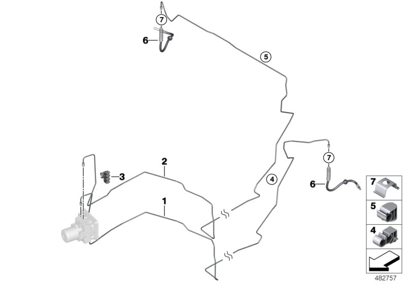 Genuine BMW 34326871441 G02 G01 Pipe Connection M12/M10 (Inc. X4 M, X4 30iX & X3 30i) | ML Performance UK Car Parts