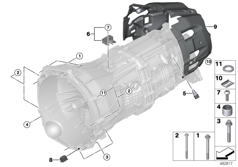 Genuine BMW 23147649083 F34 F31 F30 Gear Sensor (Inc. 330i, 440i & 318d) | ML Performance UK Car Parts