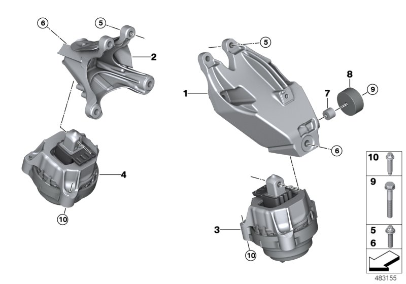 Genuine BMW 22117934645 G15 G05 Bush (Inc. 740LiX, 740iX & X4 M40iX) | ML Performance UK Car Parts