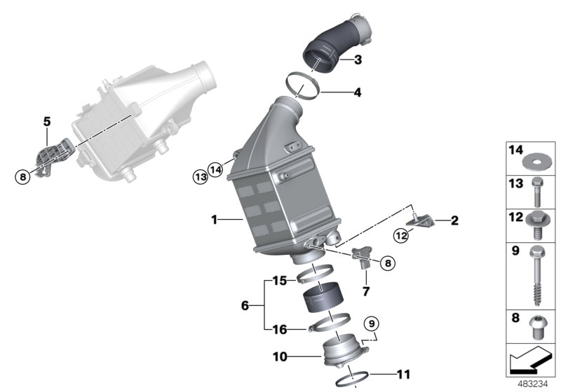 Genuine BMW 17517992157 G12 Hose Charge Air Cooler ALPINA (Inc. ALPINA B7) | ML Performance UK Car Parts