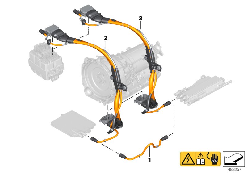 Genuine BMW 61129866371 G30 High-Volt.Wiring Harn.Pow.Elect.Kit- Cpm (Inc. 530e & 530eX) | ML Performance UK Car Parts