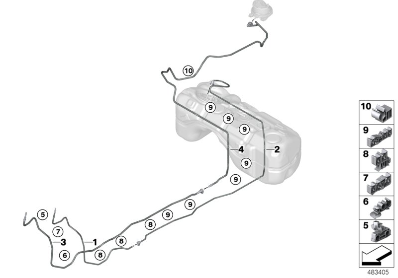 Genuine BMW 16137404147 Scavenge Air Line (Inc. X3 30iX & X4) | ML Performance UK Car Parts