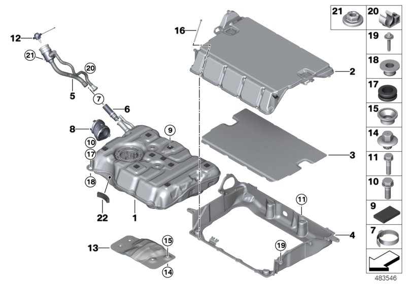 Genuine BMW 16117388297 G30 G11 Grommet (Inc. 745LeX, 530eX & 740Le) | ML Performance UK Car Parts