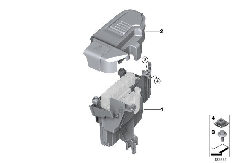 Genuine BMW 12908632555 G02 G01 Holder (Inc. X4 M & X3) | ML Performance UK Car Parts