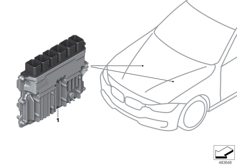 Genuine BMW 12149895364 F90 Basic Cotrol Unit Dme DME 88T0 (Inc. M5) | ML Performance UK Car Parts