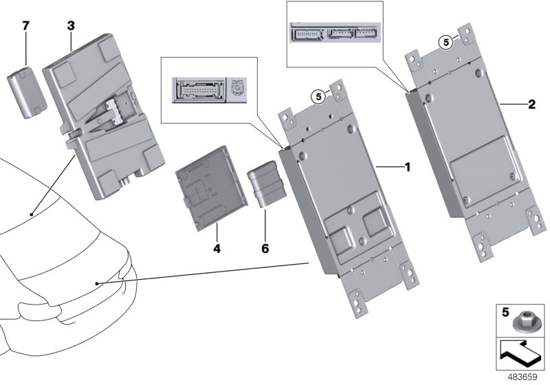 Genuine BMW 84109380158 F34 F33 Telematics Control Unit ATM ROW 4G (Inc. 425d, 325d & 420i) | ML Performance UK Car Parts