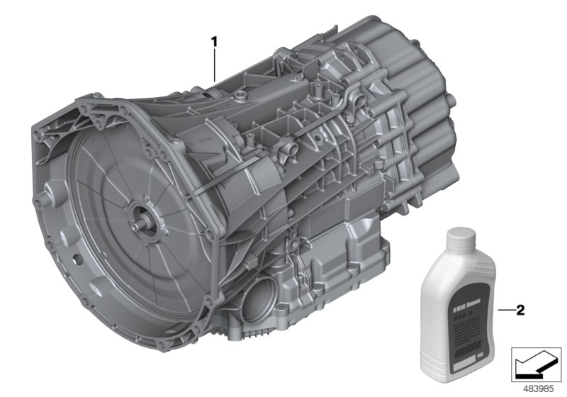 Genuine BMW 28008605207 E82 E88 E93 Dual-Clutch Transmission GS7D36SG - BE2 (Inc. Z4 35i, 135i & 335i) | ML Performance UK Car Parts