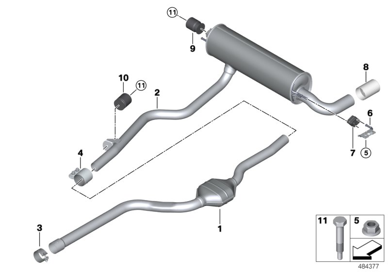 Genuine BMW 18307639889 F25 F26 F20 Vibration Absorber 24 HZ (Inc. 114d, 116d & X3 28iX) | ML Performance UK Car Parts