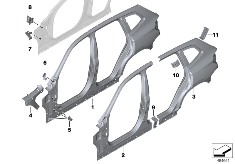 Genuine BMW 51767494945 G01 Trunk Lid Sealing (Inc. X4 25dX, X4 20iX & X3 M40iX) | ML Performance UK Car Parts