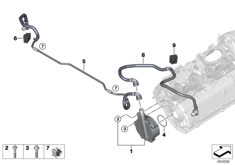 Genuine BMW 11667856824 F90 Vacuum Pipe (Inc. M5) | ML Performance UK Car Parts