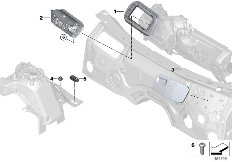 Genuine BMW 64319364878 Sealing Frame (Inc. X4) | ML Performance UK Car Parts