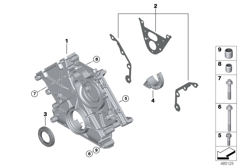 Genuine BMW 11147649036 F93 F92 F90 Timing Case Cover (Inc. M5 & M8) | ML Performance UK Car Parts