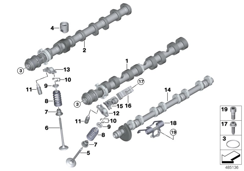 Genuine BMW 11318600426 F92 G11 F90 Inlet Camshaft ZYL. 1-4 (Inc. X5 M50iX, 750LiX & X7 50iX) | ML Performance UK Car Parts