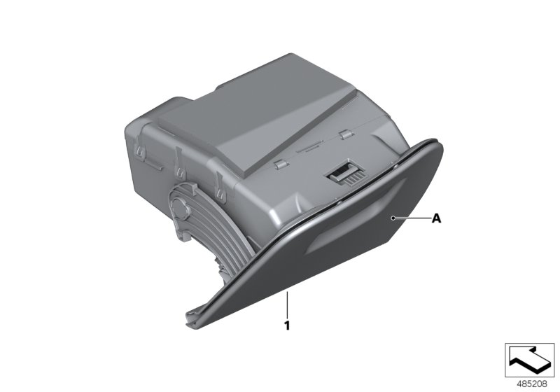 Genuine BMW 51457992327 G31 F90 G30 Stor.Comp.F.Dashb.Leather Driver's Side INDIVIDUAL (Inc. 530dX, 530d & 530i) | ML Performance UK Car Parts