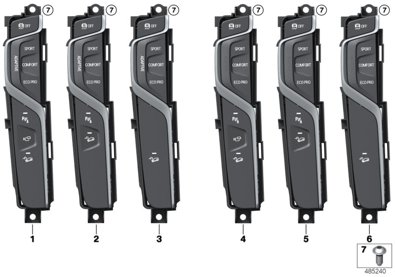 Genuine BMW 61316843935 G01 Operating Unit, Center Console (Inc. X3 30iX & X3 M40iX) | ML Performance UK Car Parts